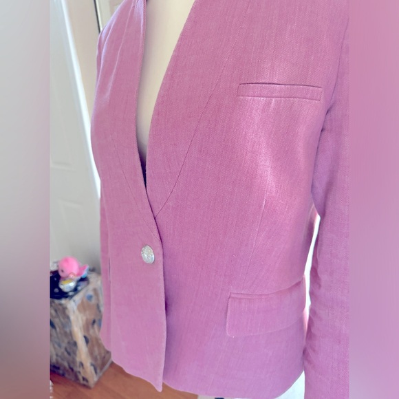 Veronica Beard Linen Blazer - Picture 5 of 8